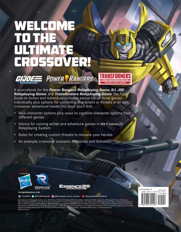 Essence20 Roleplaying System Field Guide to Action and Adventure Crossover Sourcebook Gallery Image 4