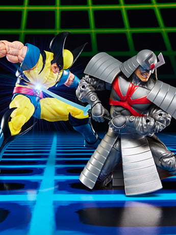 Marvel Legends Gamerverse Wolverine vs. Silver Samurai Action