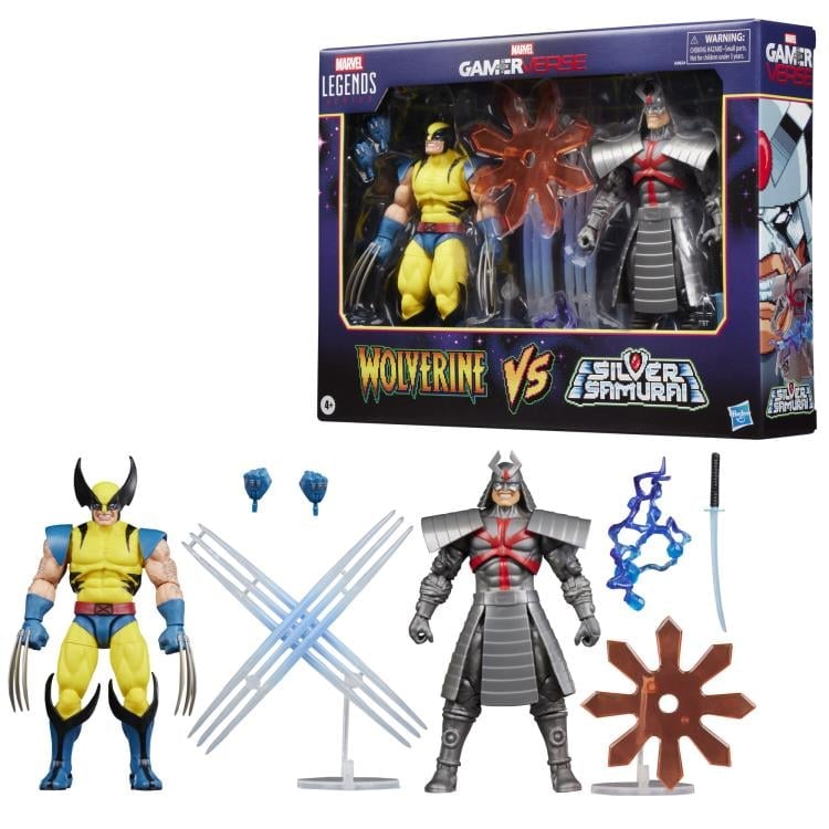 Marvel Legends Gamerverse Wolverine vs. Silver Samurai Action