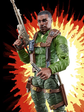 G.I. Joe Classified Series Retro Collection Anniversary G.I. Joe Trooper Action Figure Gallery Image 2
