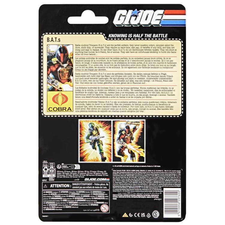 G.I. Joe Classified Series Retro Collection Anniversary B.A.T. (Battle Android Trooper) Action Figure Gallery Image 12