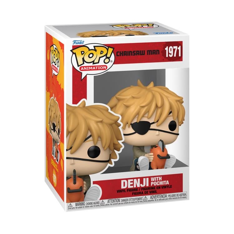 Chainsaw Man Pop! Animation #1971 Denji with Pochita Gallery Image 3