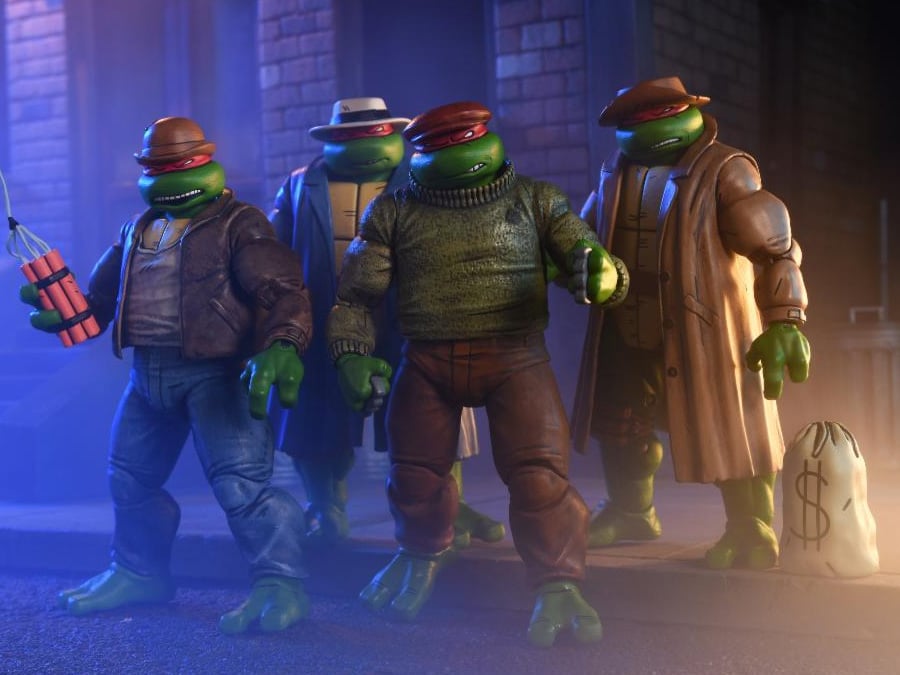 希少 ミラージュスタジオ製 タートルズ フィギュア4体セット 武器完備 TMNT 希少 ミラージュスタジオ製 タートルズ フィギュア4体セット 武器完備