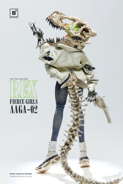 Entei Ryu Fierce Girls AAGA-02 Rex 1/6 Scale Action Figure Gallery Image 5