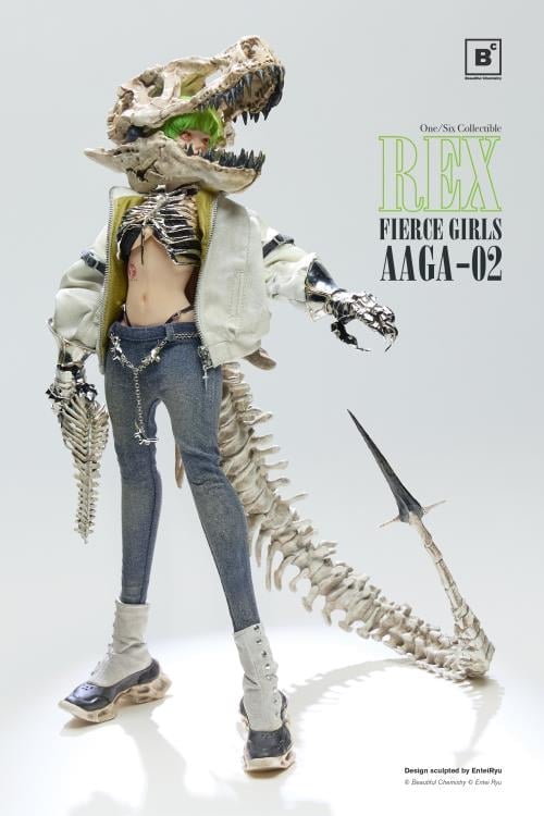 Entei Ryu Fierce Girls AAGA-02 Rex 1/6 Scale Action Figure