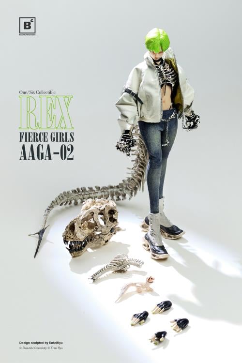 Entei Ryu Fierce Girls AAGA-02 Rex 1/6 Scale Action Figure Gallery Image 17