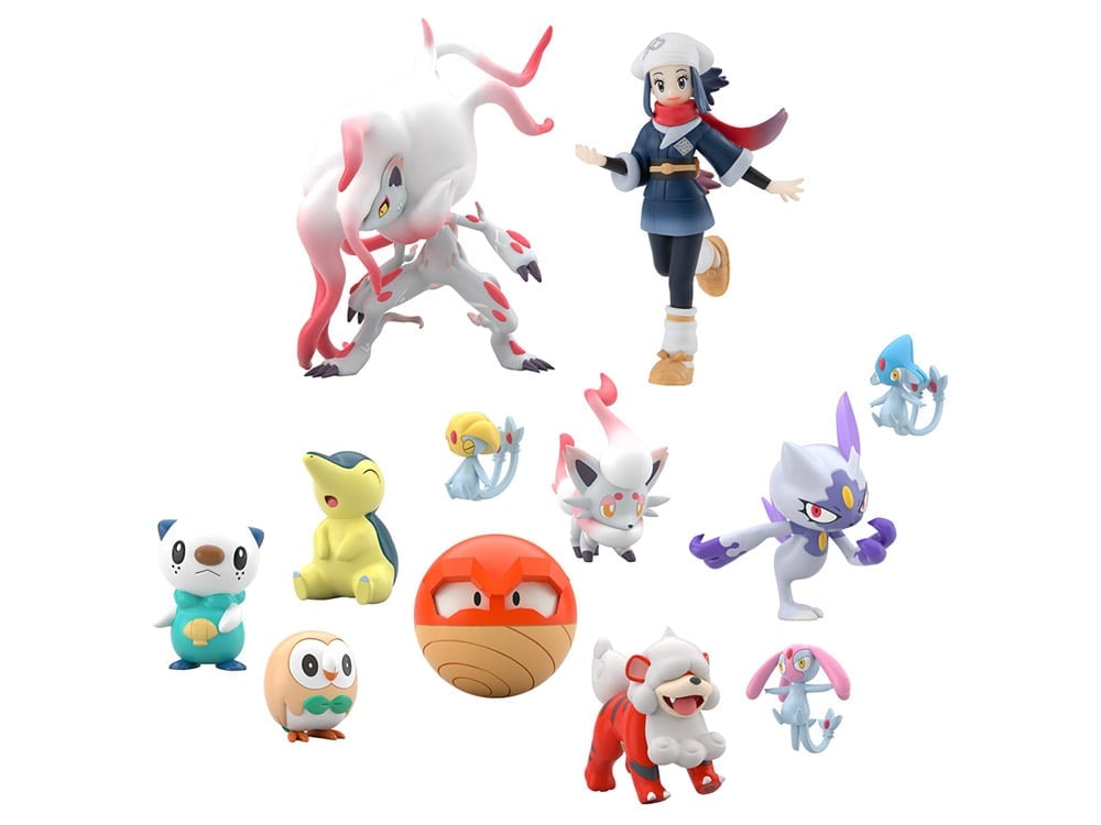 Pokemon Scale World Hisui Region Set of 12 Figures