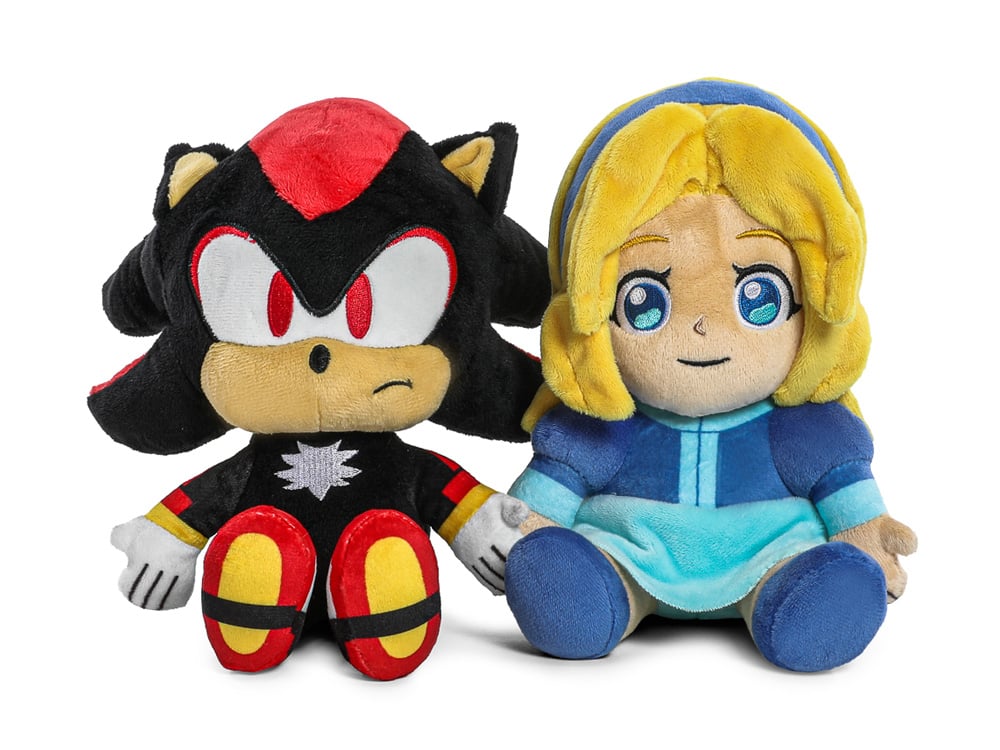 Sonic the Hedgehog 3 Phunny Shadow the Hedgehog and Maria Plush Two-Pack Gallery Image 1