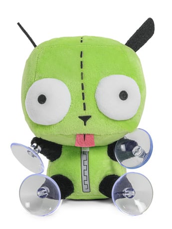 Invader Zim Dog Suit GIR 6" Plush Window Clinger Gallery Image 2