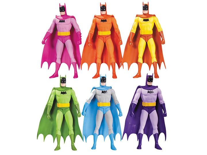 Batman Rainbow Action Figure Six Pack
