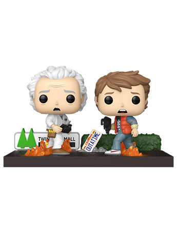 Back to the Future 40th Anniversary Pop! Moments #1846 Doc & Marty Gallery Image 2
