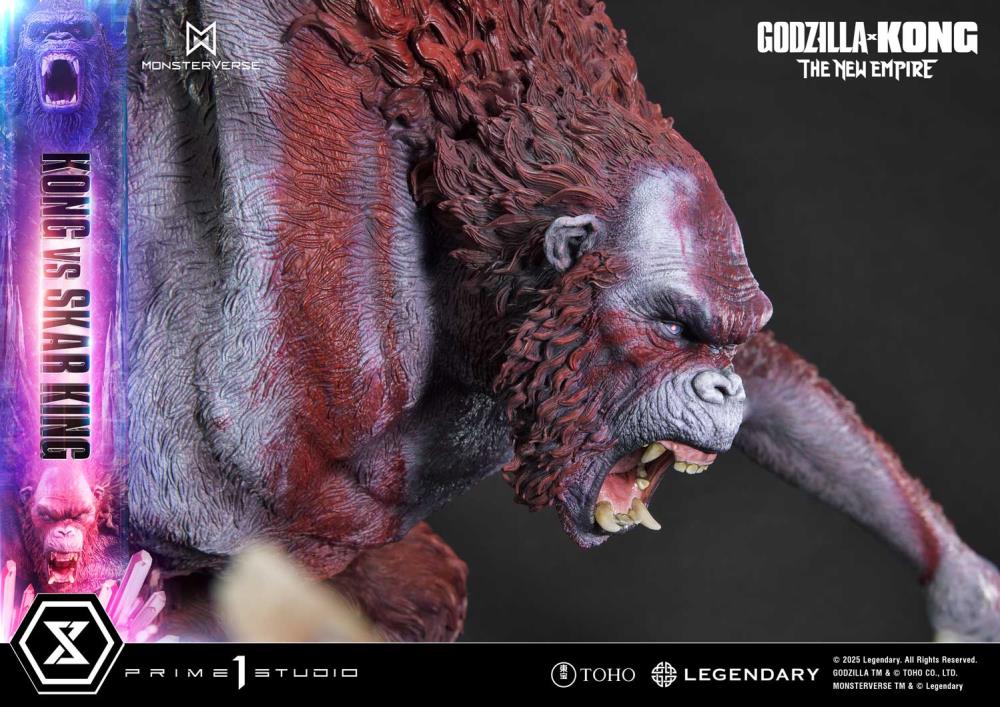 Godzilla x Kong: The New Empire Ultimate Diorama Masterline Kong vs. Skar King Statue Gallery Image 22