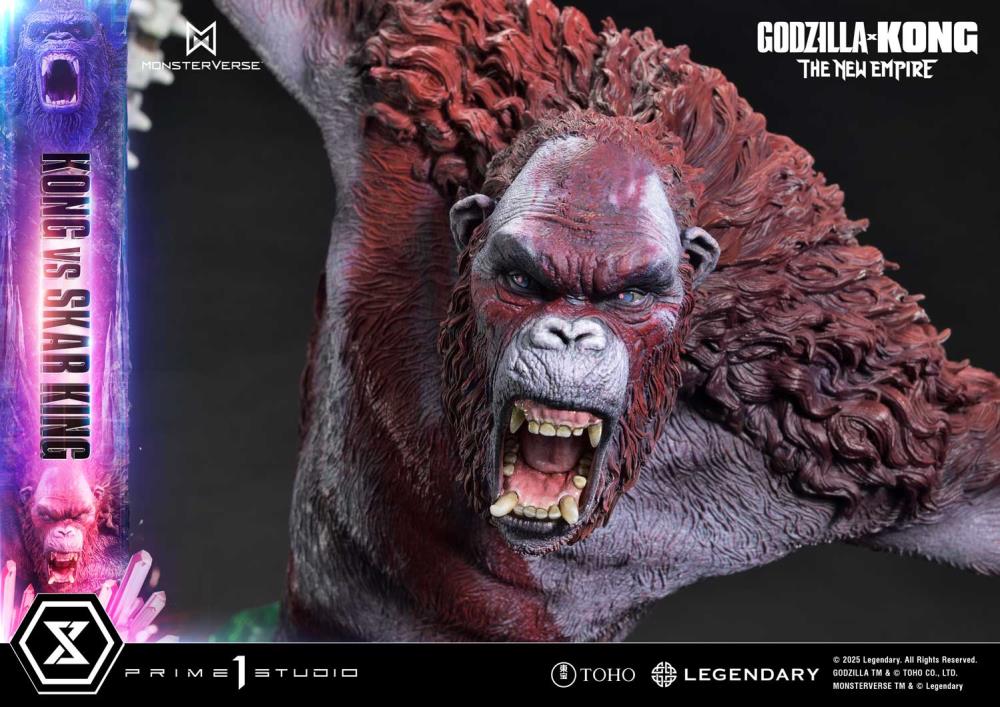 Godzilla x Kong: The New Empire Ultimate Diorama Masterline Kong vs. Skar King Statue Gallery Image 16