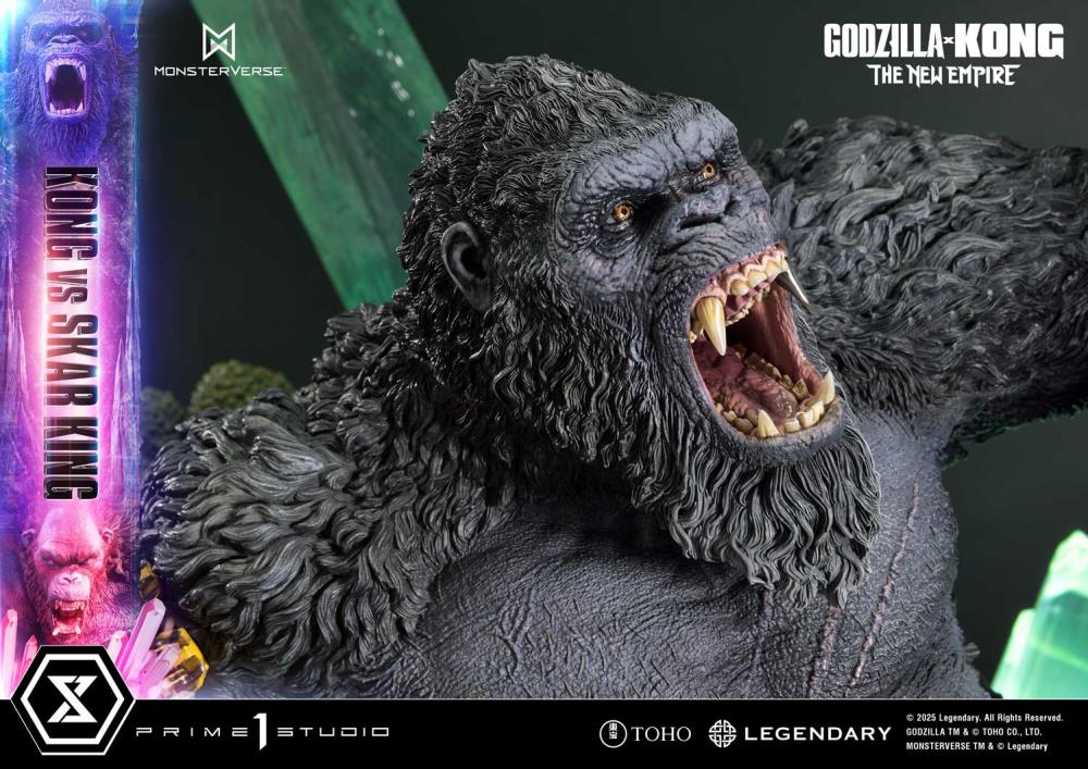Godzilla x Kong: The New Empire Ultimate Diorama Masterline Kong vs. Skar King Statue Gallery Image 21