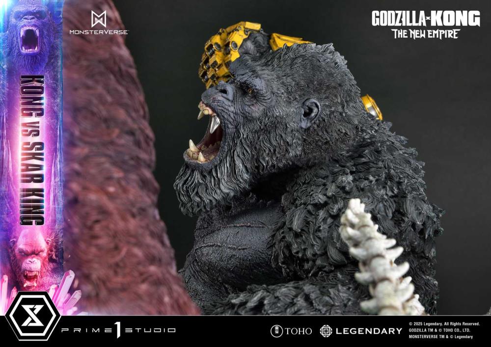 Godzilla x Kong: The New Empire Ultimate Diorama Masterline Kong vs. Skar King Statue Gallery Image 20