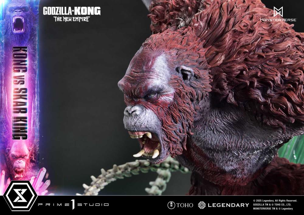 Godzilla x Kong: The New Empire Ultimate Diorama Masterline Kong vs. Skar King Statue Gallery Image 23