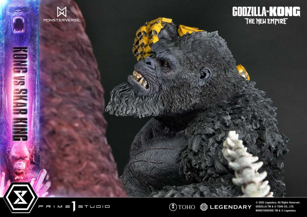 Godzilla x Kong: The New Empire Ultimate Diorama Masterline Kong vs. Skar King Statue Gallery Image 26
