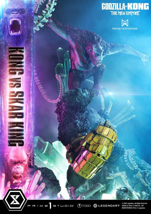Godzilla x Kong: The New Empire Ultimate Diorama Masterline Kong vs. Skar King Statue Gallery Image 7