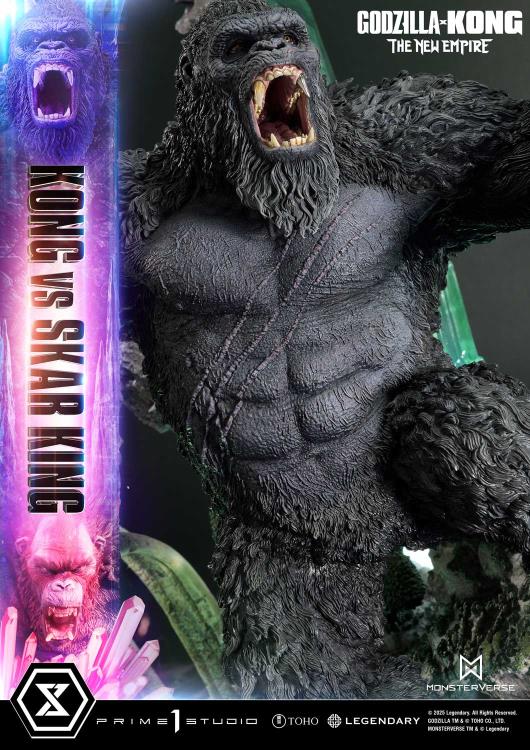 Godzilla x Kong: The New Empire Ultimate Diorama Masterline Kong vs. Skar King Statue Gallery Image 17