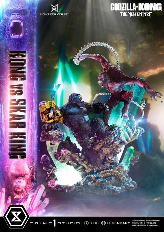 Godzilla x Kong: The New Empire Ultimate Diorama Masterline Kong vs. Skar King Statue Gallery Image 4