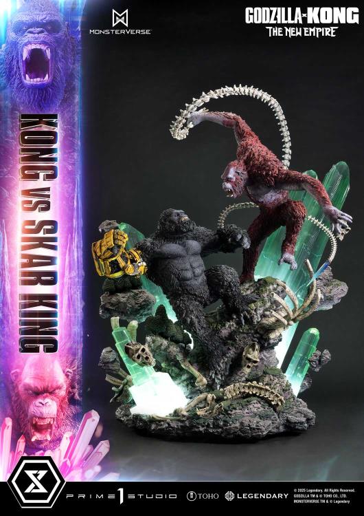 Godzilla x Kong: The New Empire Ultimate Diorama Masterline Kong vs. Skar King Statue Gallery Image 29