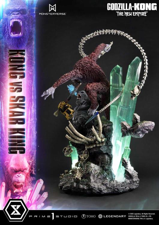Godzilla x Kong: The New Empire Ultimate Diorama Masterline Kong vs. Skar King Statue Gallery Image 32