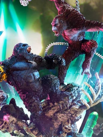 Godzilla x Kong: The New Empire Ultimate Diorama Masterline Kong vs. Skar King Statue Gallery Image 2