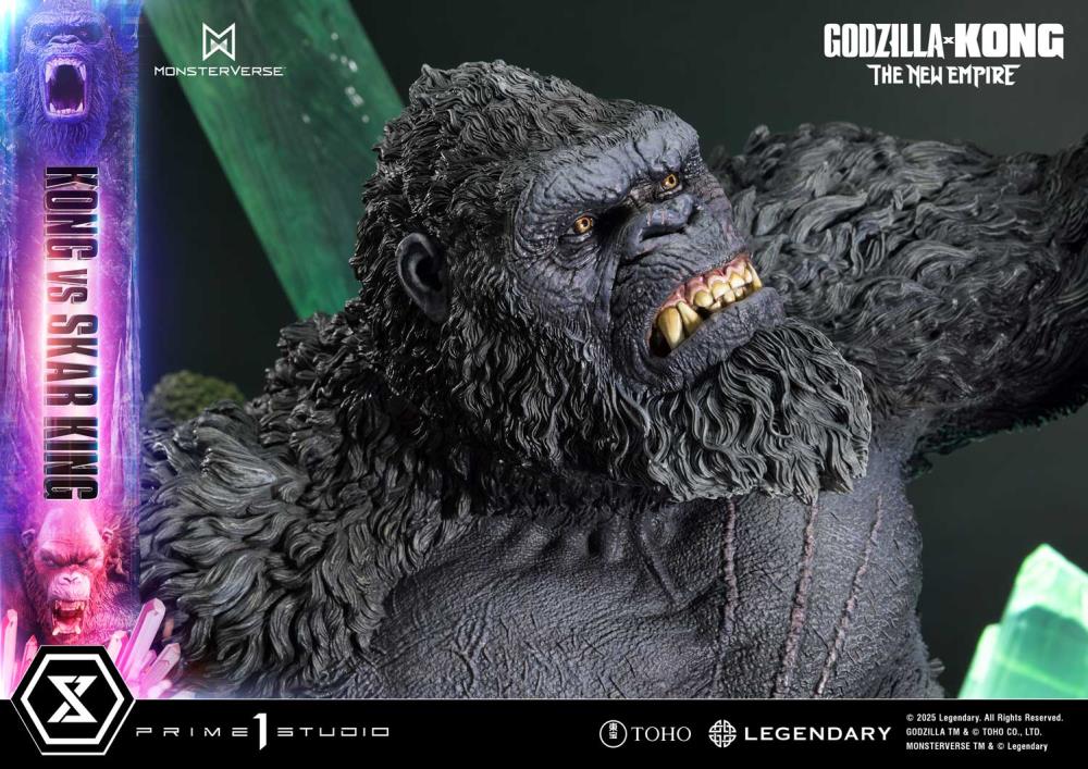 Godzilla x Kong: The New Empire Ultimate Diorama Masterline Kong vs. Skar King Statue Gallery Image 25