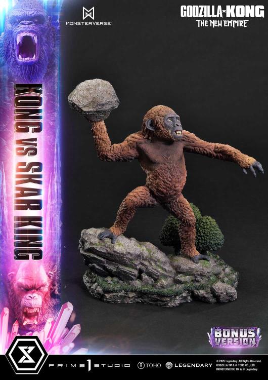 Godzilla x Kong: The New Empire Ultimate Diorama Masterline Kong vs. Skar King (Bonus Ver.) Statue Gallery Image 15