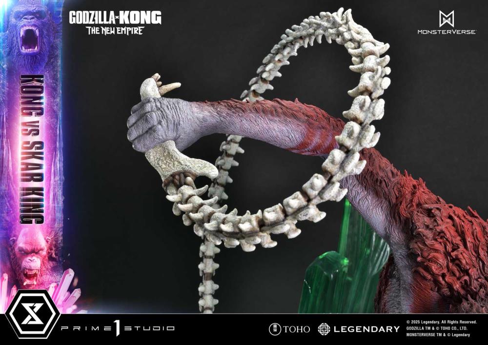 Godzilla x Kong: The New Empire Ultimate Diorama Masterline Kong vs. Skar King (Bonus Ver.) Statue Gallery Image 32