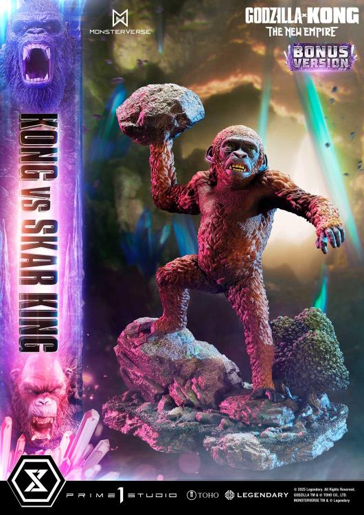 Godzilla x Kong: The New Empire Ultimate Diorama Masterline Kong vs. Skar King (Bonus Ver.) Statue Gallery Image 5
