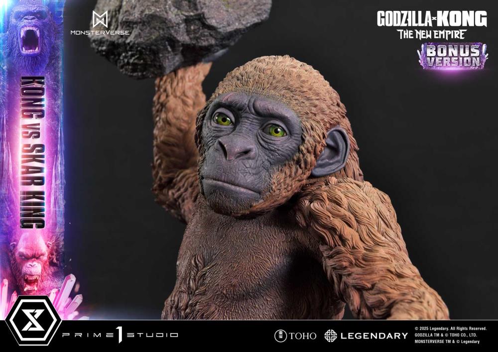 Godzilla x Kong: The New Empire Ultimate Diorama Masterline Kong vs. Skar King (Bonus Ver.) Statue Gallery Image 34