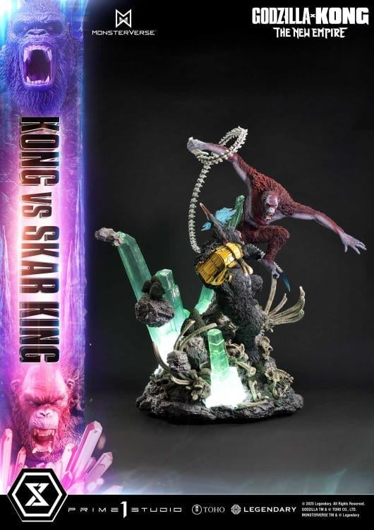 Godzilla x Kong: The New Empire Ultimate Diorama Masterline Kong vs. Skar King (Bonus Ver.) Statue Gallery Image 9