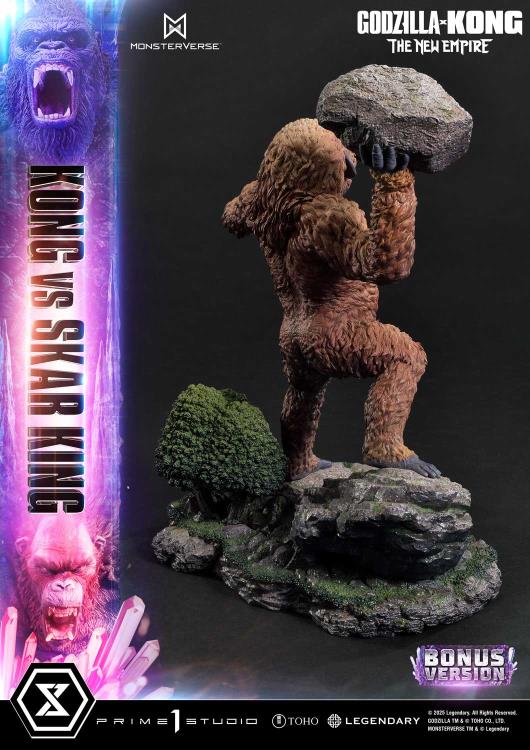 Godzilla x Kong: The New Empire Ultimate Diorama Masterline Kong vs. Skar King (Bonus Ver.) Statue Gallery Image 16