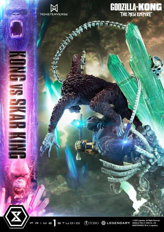 Godzilla x Kong: The New Empire Ultimate Diorama Masterline Kong vs. Skar King (Bonus Ver.) Statue Gallery Image 18