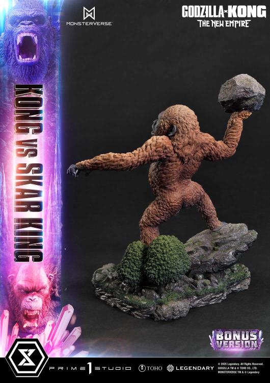 Godzilla x Kong: The New Empire Ultimate Diorama Masterline Kong vs. Skar King (Bonus Ver.) Statue Gallery Image 17