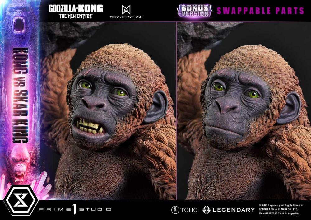 Godzilla x Kong: The New Empire Ultimate Diorama Masterline Kong vs. Skar King (Bonus Ver.) Statue Gallery Image 13