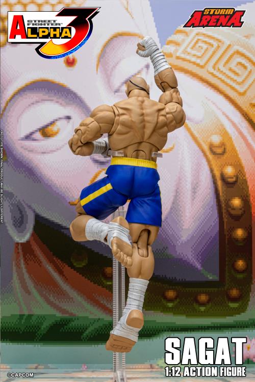 Street Fighter Alpha 3 Storm Arena Sagat 1/12 Scale Action Figure Gallery Image 19