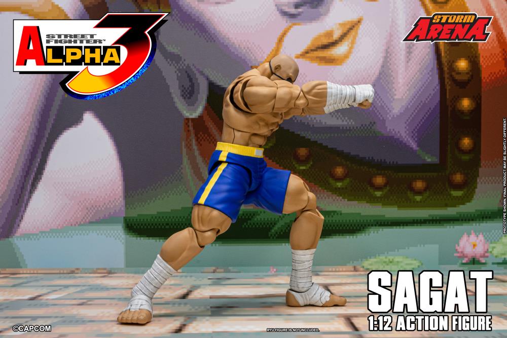 Street Fighter Alpha 3 Storm Arena Sagat 1/12 Scale Action Figure Gallery Image 17