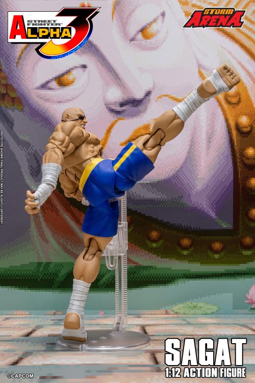Street Fighter Alpha 3 Storm Arena Sagat 1/12 Scale Action Figure Gallery Image 14