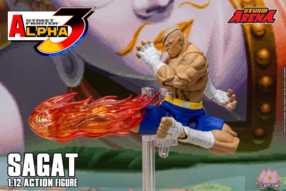 Street Fighter Alpha 3 Storm Arena Sagat 1/12 Scale Action Figure Gallery Image 20