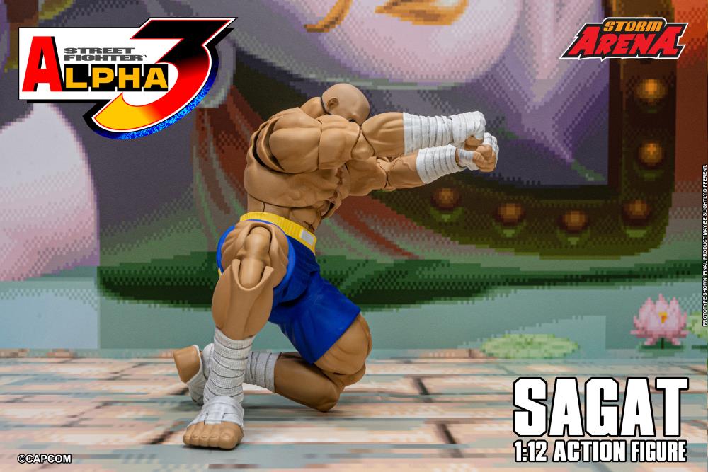 Street Fighter Alpha 3 Storm Arena Sagat 1/12 Scale Action Figure Gallery Image 18