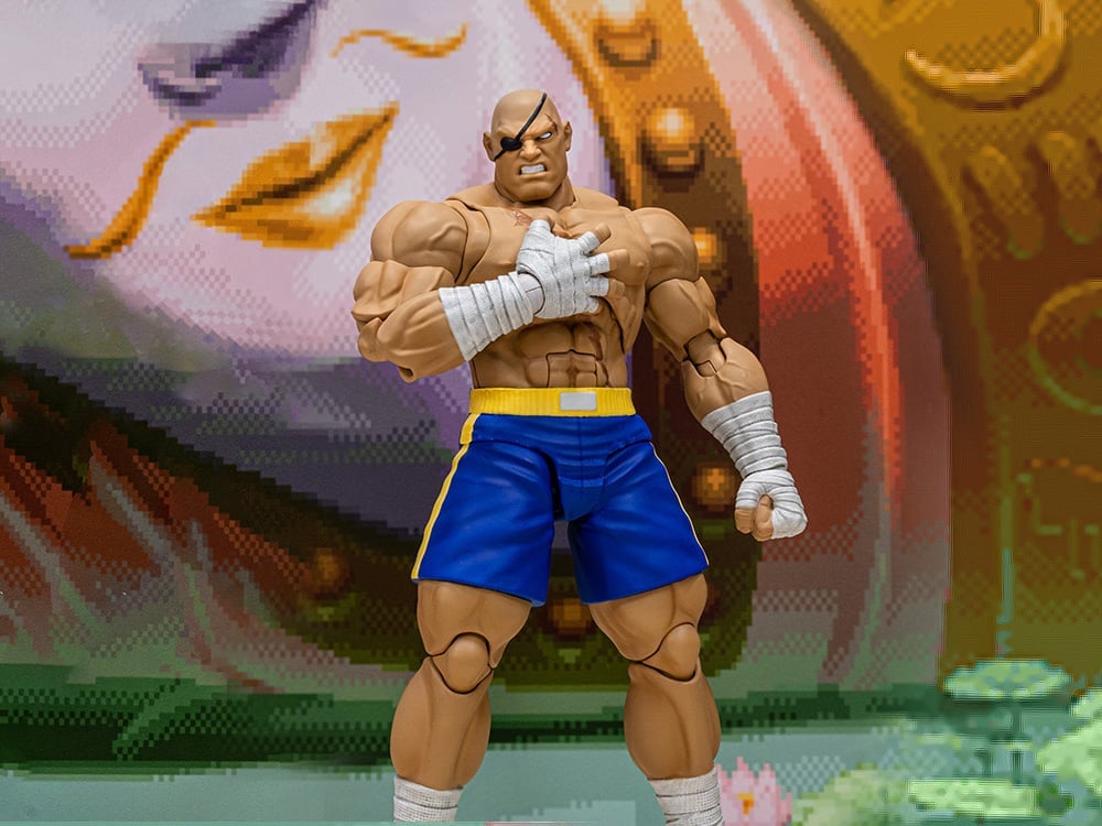 Street Fighter Alpha 3 Storm Arena Sagat 1/12 Scale Action Figure Gallery Image 1