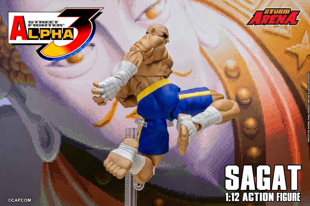 Street Fighter Alpha 3 Storm Arena Sagat 1/12 Scale Action Figure Gallery Image 21