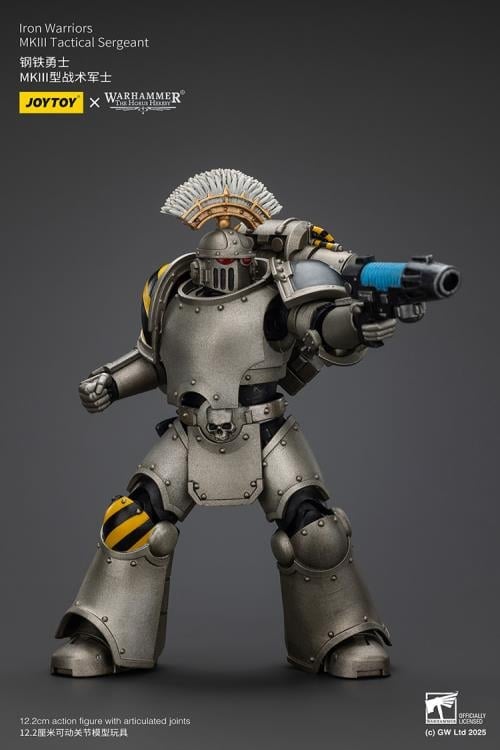 Warhammer: The Horus Heresy Iron Warriors MKIII Tactical Sergeant 1/18 Scale Action Figure Gallery Image 7