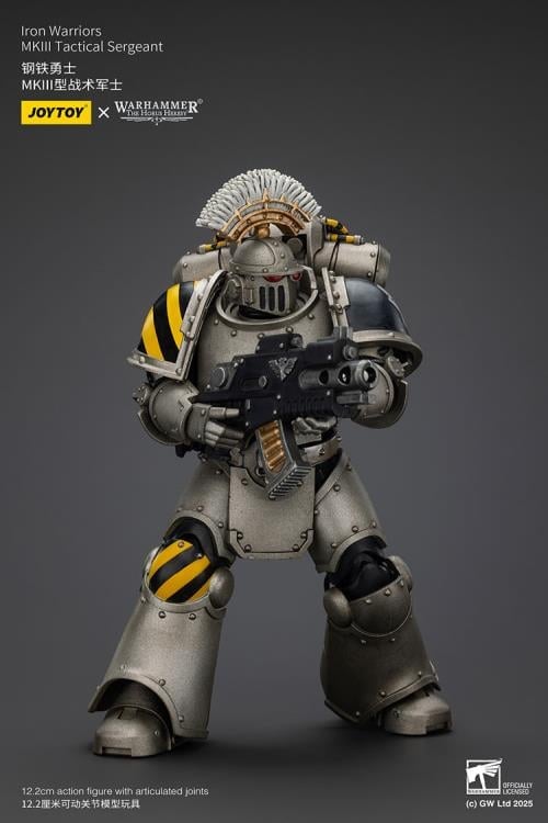 Warhammer: The Horus Heresy Iron Warriors MKIII Tactical Sergeant 1/18 Scale Action Figure Gallery Image 5