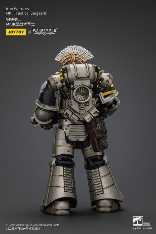 Warhammer: The Horus Heresy Iron Warriors MKIII Tactical Sergeant 1/18 Scale Action Figure Gallery Image 4