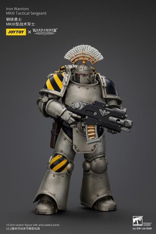 Warhammer: The Horus Heresy Iron Warriors MKIII Tactical Sergeant 1/18 Scale Action Figure Gallery Image 3