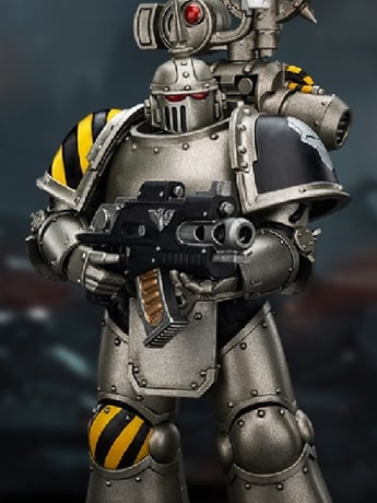 Warhammer: The Horus Heresy Iron Warriors MKIII Tactical Legionary with Nuncio-vox 1/18 Scale Action Figure Gallery Image 2