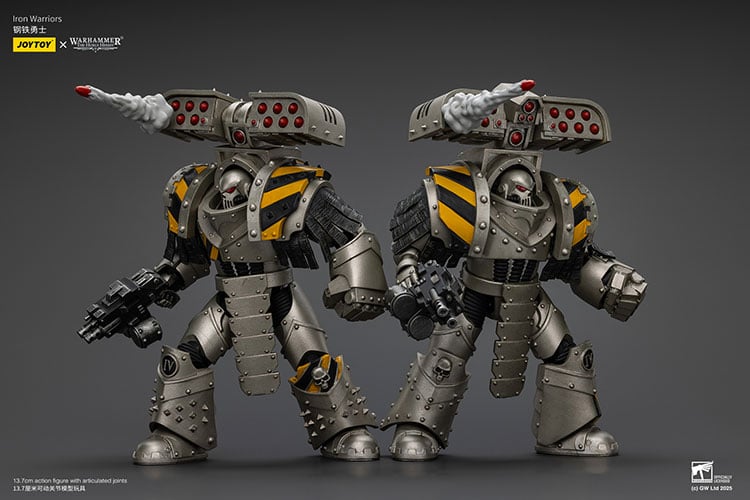 Warhammer: The Horus Heresy Iron Warriors Tyrant Siege Terminator with Rocket Launcher 1/18 Scale Action Figure Gallery Image 12